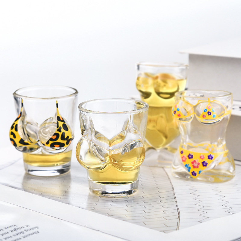 Wine Beer Mixed Drinks - Body Shape Cocktail Glass Cup Creative