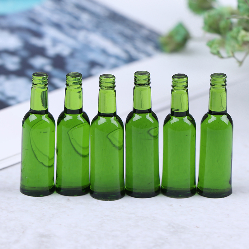 Wine Beer Usa - 6pcs 1:12 Dollhouse Miniature Beer Wine