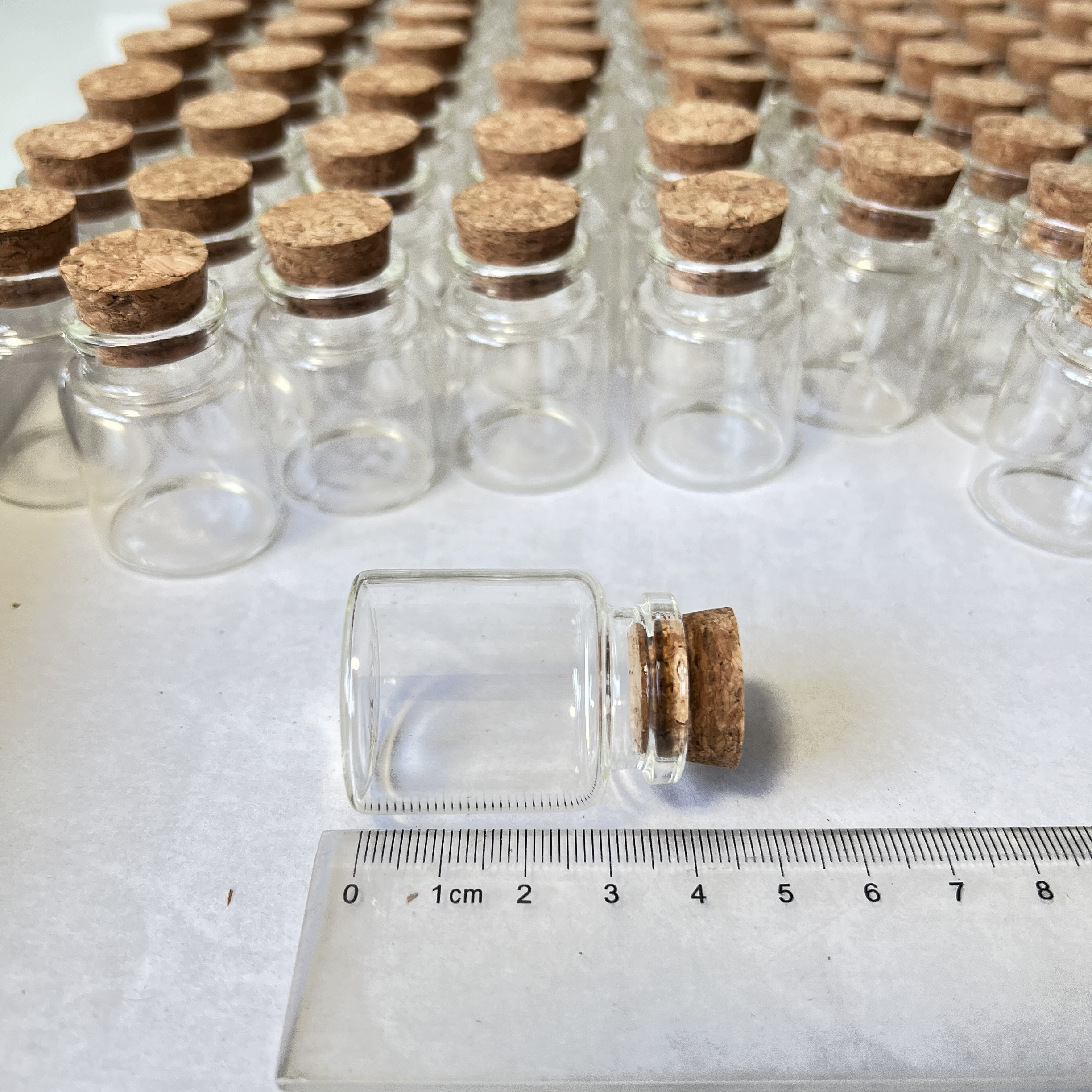 Bottle Stopper Set - 30/100 Pcs 15ml Glass Bottles Cork