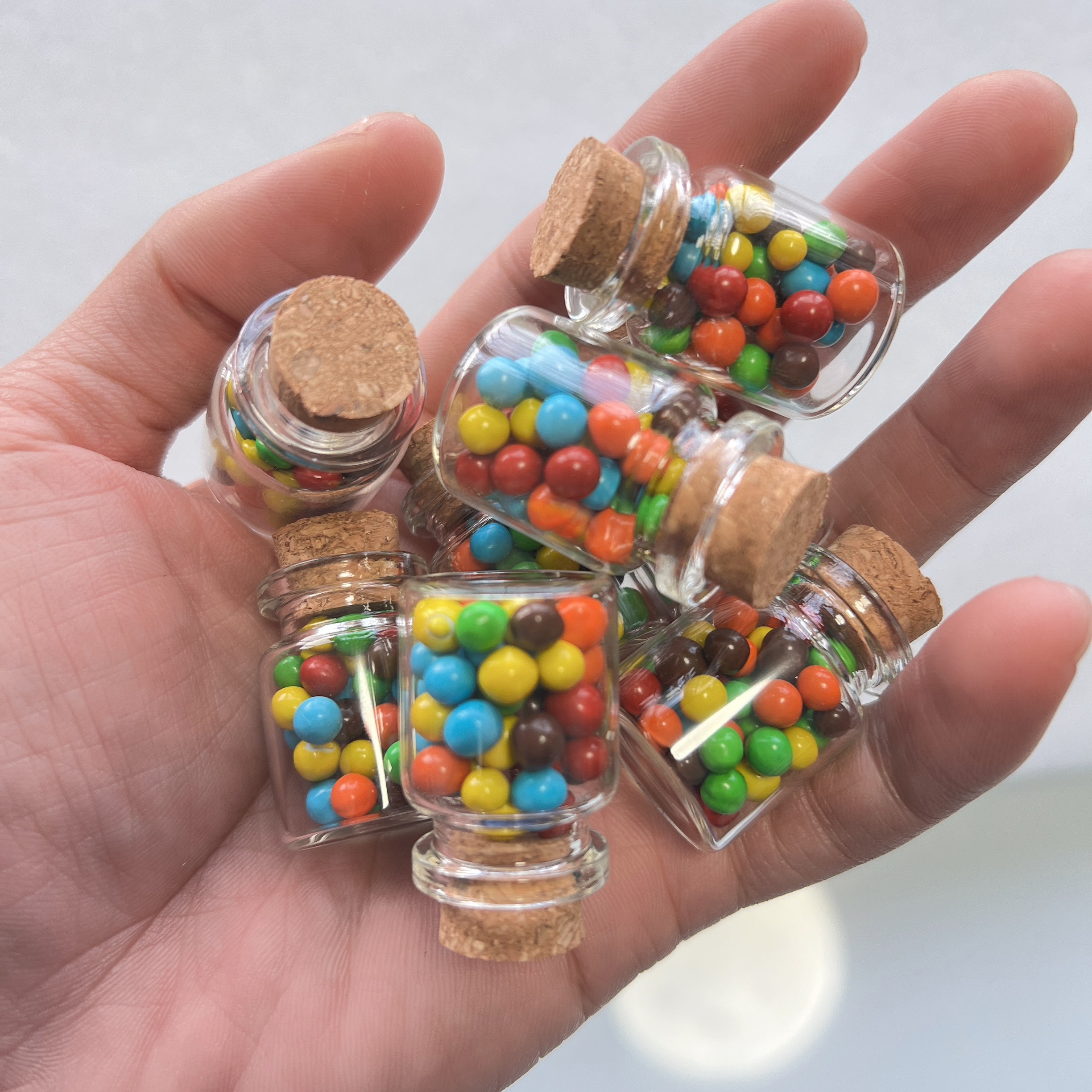Bottle Stopper Set - 50/105 pcs/lot Narrow-mouth Small Glass Test