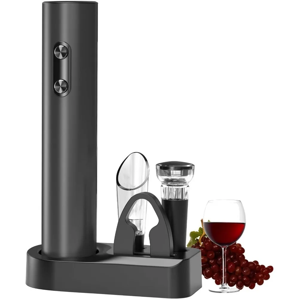 Wine Beer Opener - Electric Wine Bottle Opener Set with