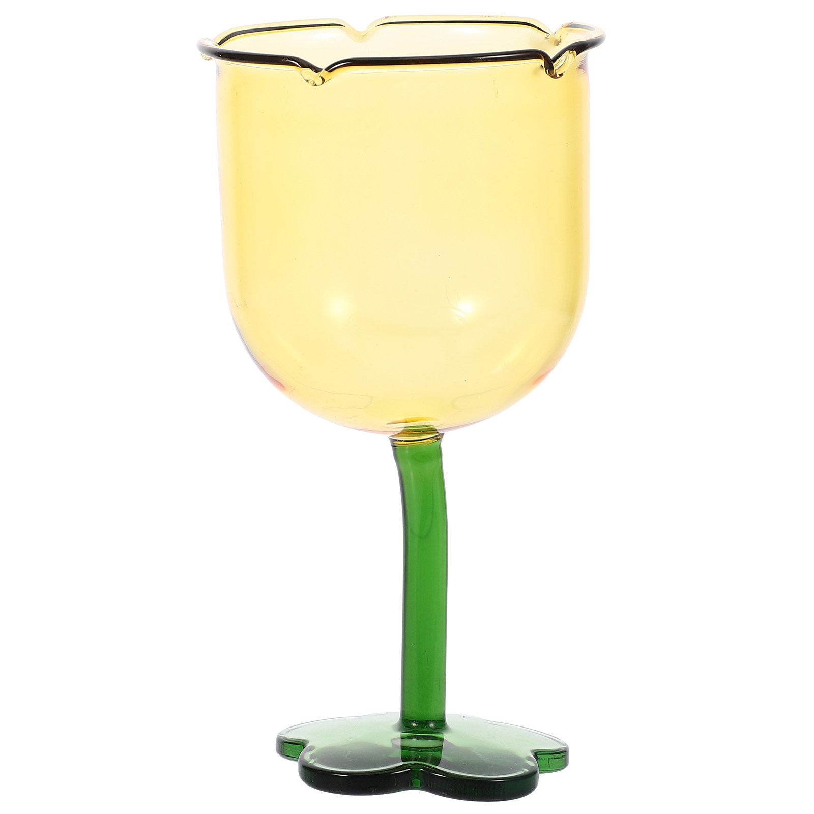 Wine Beer Foot - Flower Shape Glass Goblet Wine Cup