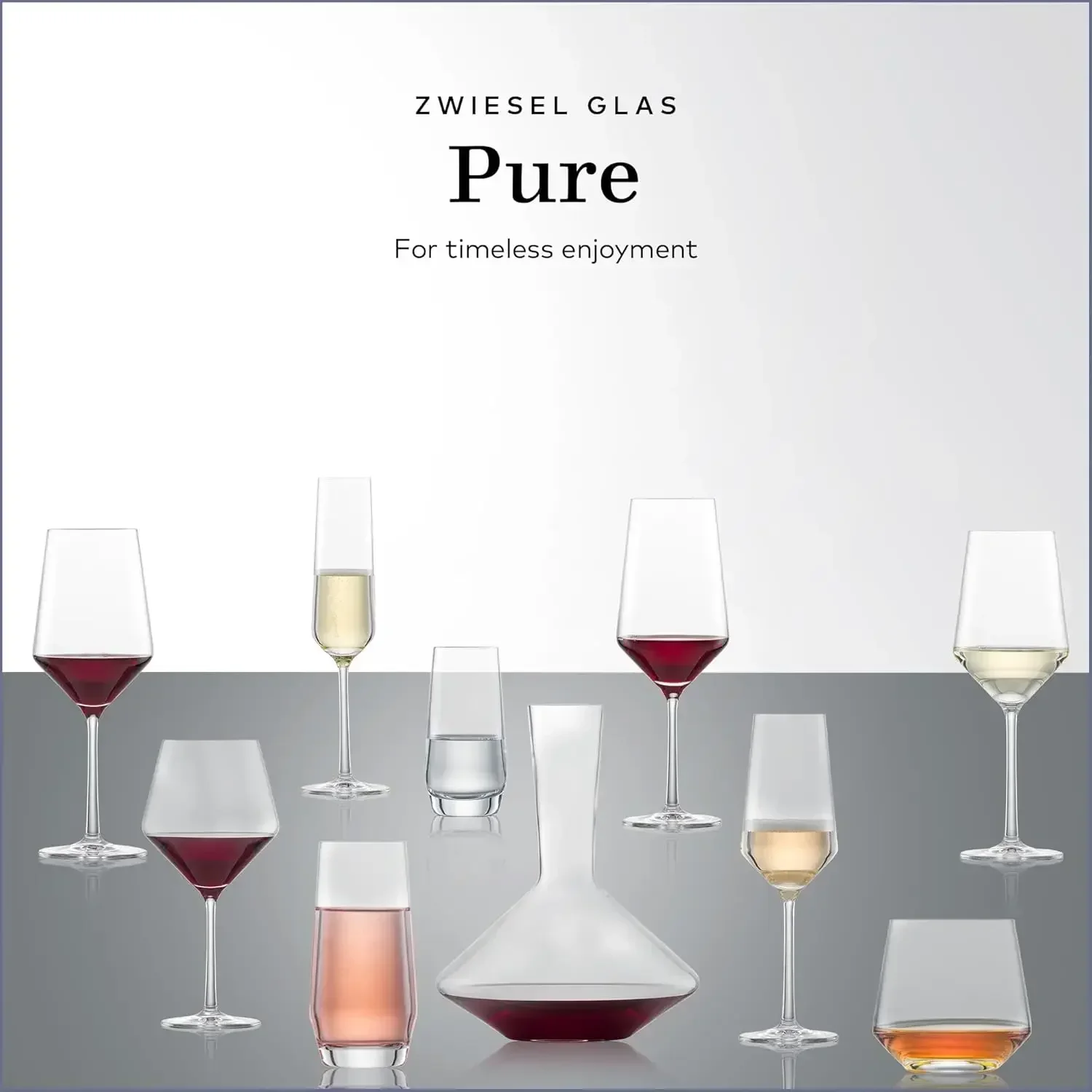 Pure Martini Glass (Set of 6), - Wine Glass Set Crystal 评论和价格