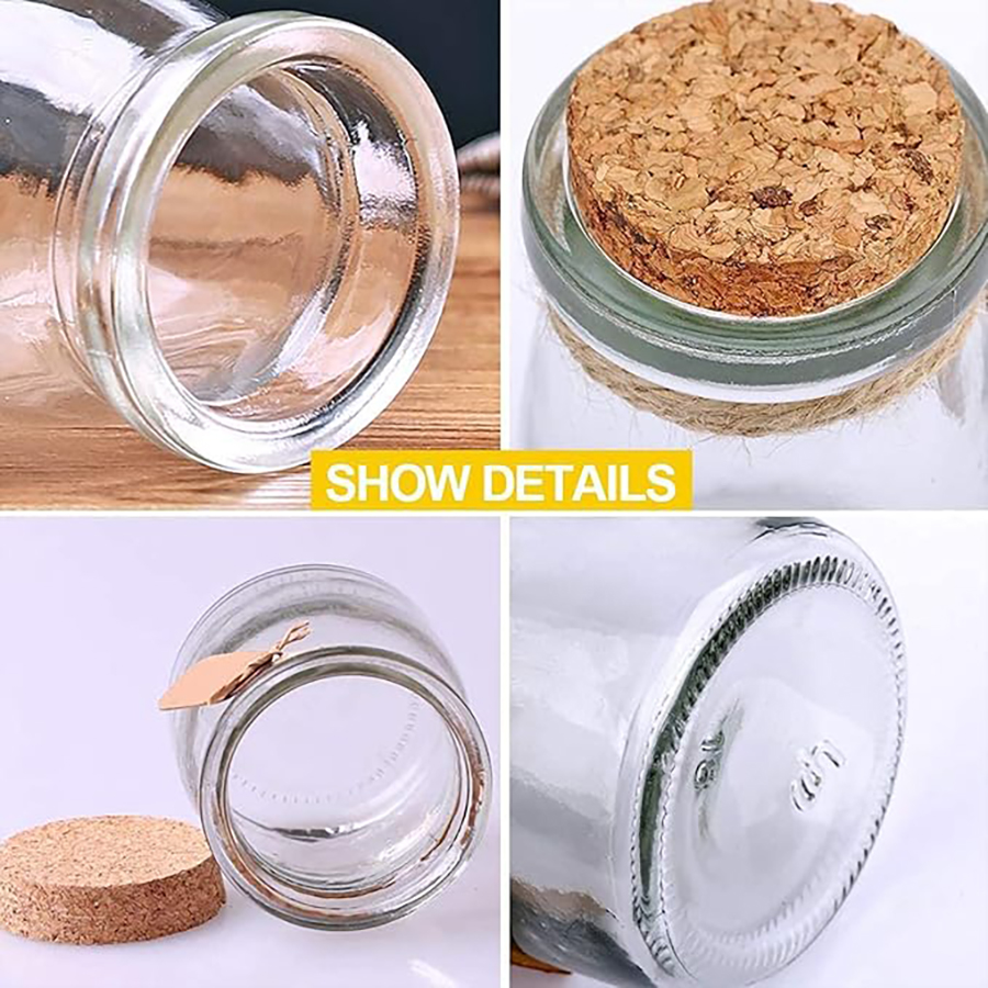 Decorative Glass Bottle with C - Bottle Stopper Set 评论和价格