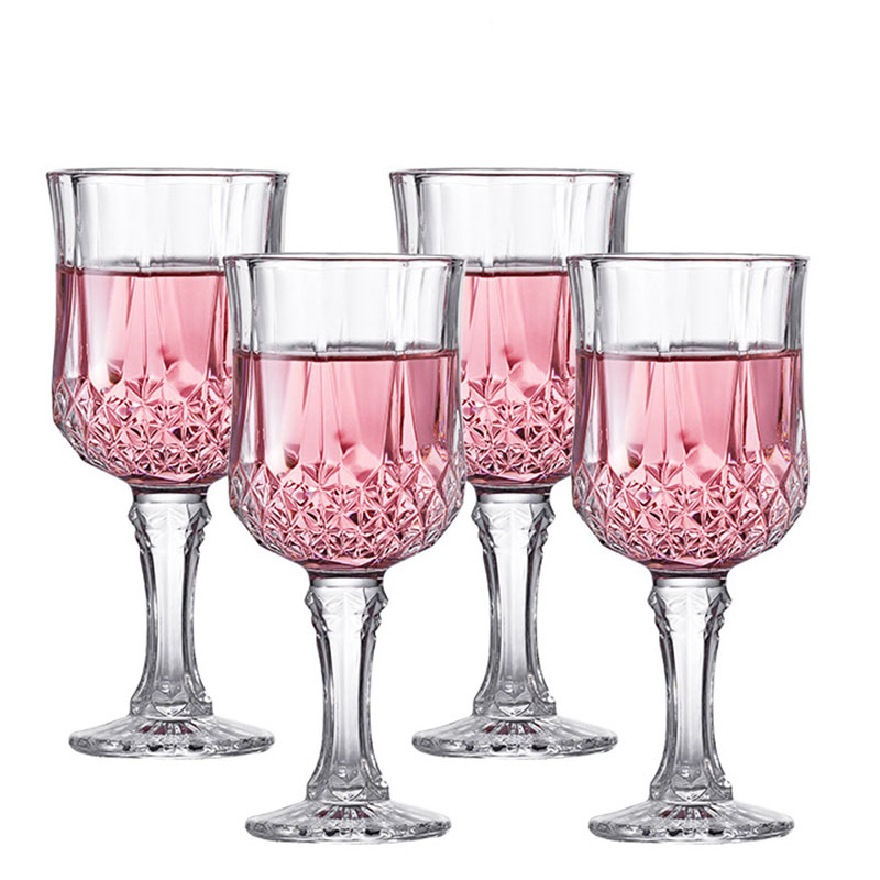 4pcs Set Champagne Cups Red Wi - Wine Glass Set Crystal 评论和价格