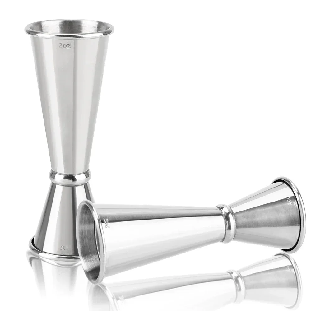 2PCS 30/60ml Cocktail Wine Sha - Spirit Measure Jigger 评论和价格