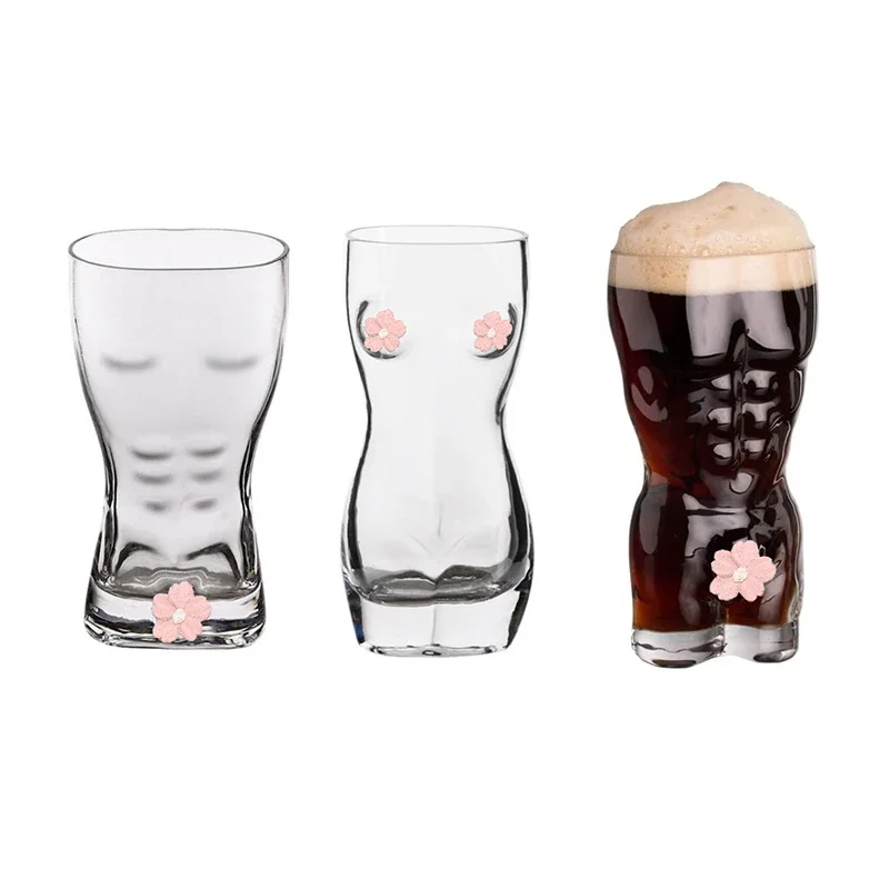 Creative Beer Glasses Body Art - Wine Beer Mixed Drinks 评论和价格