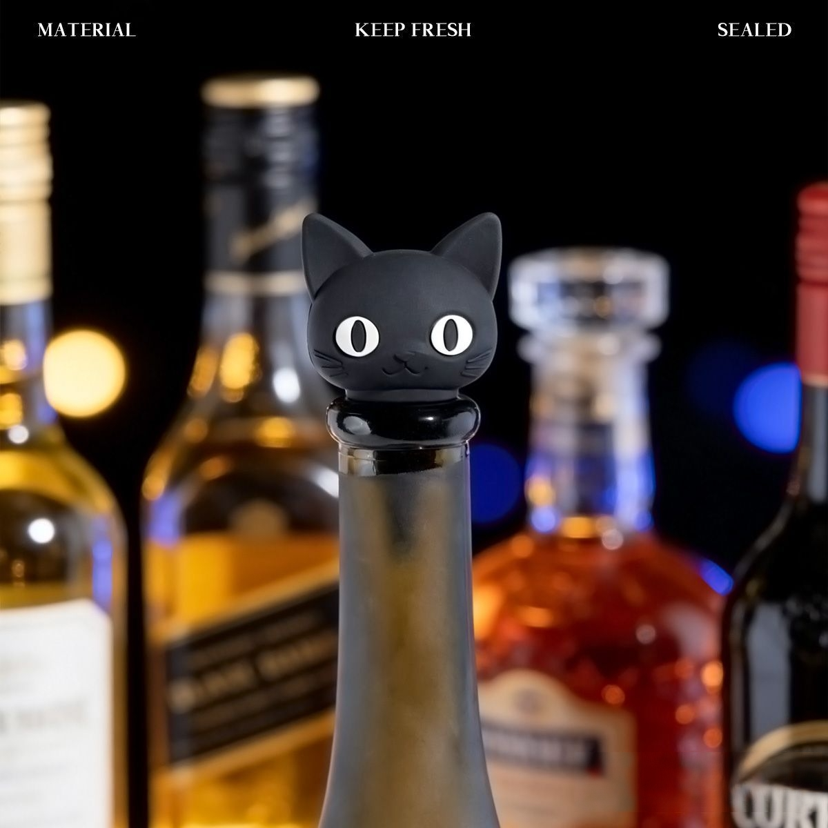 2026 new cute cat design, univ - Bottle Stopper Set 评论和价格
