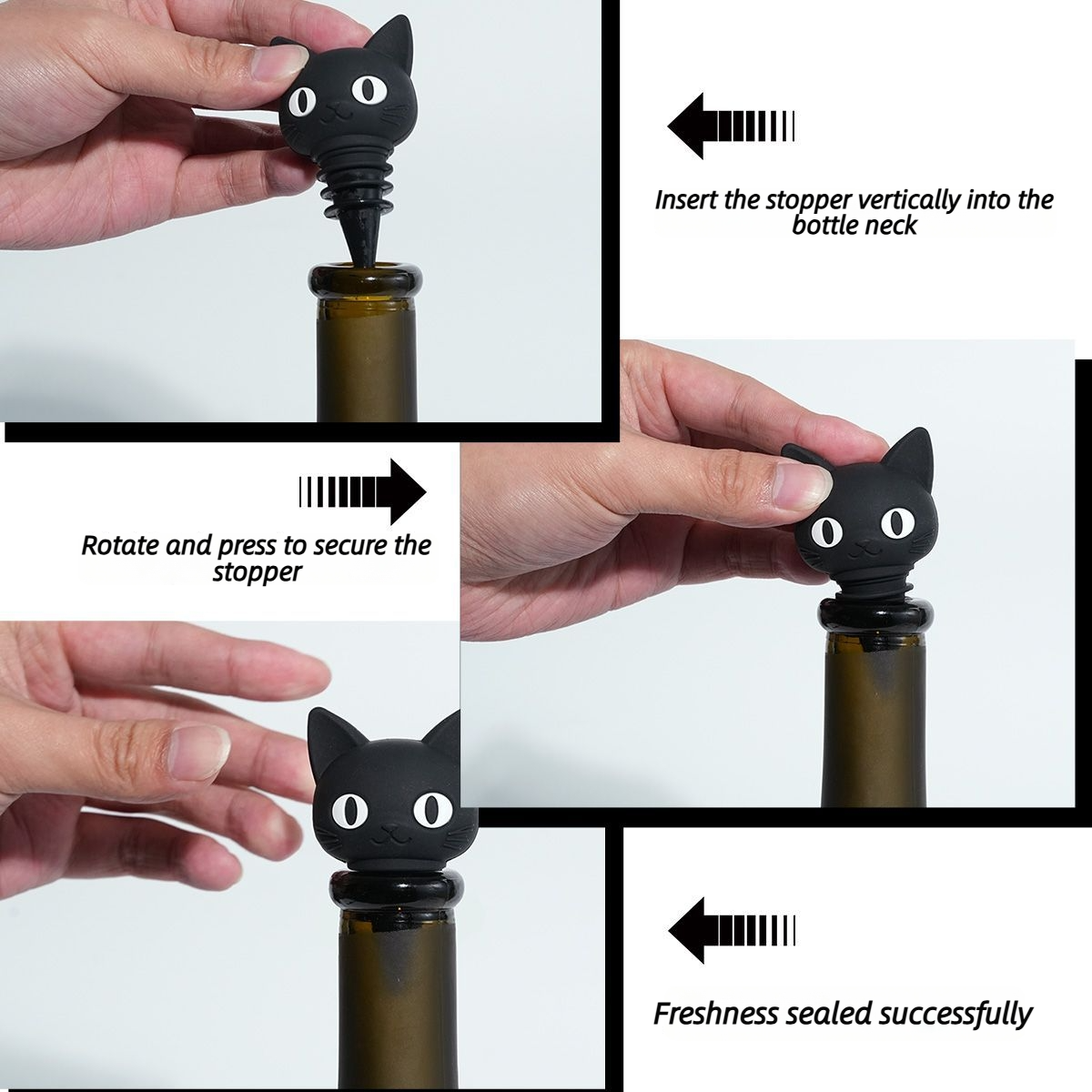 2026 new cute cat design, univ - Bottle Stopper Set 评论和价格
