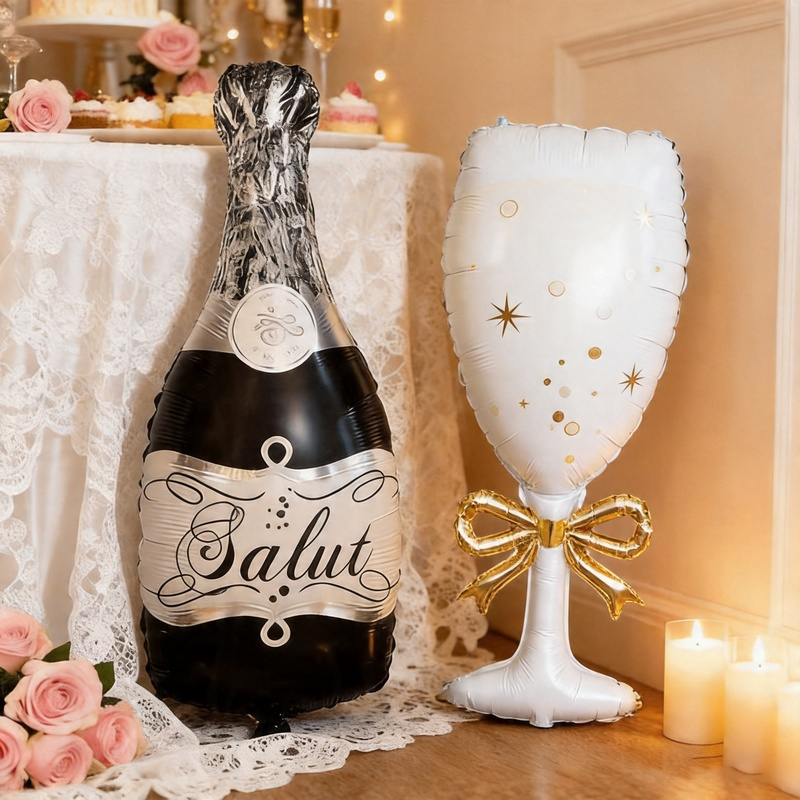 2pc black wine bottle with bow - Wine Beer Foot 评论和价格