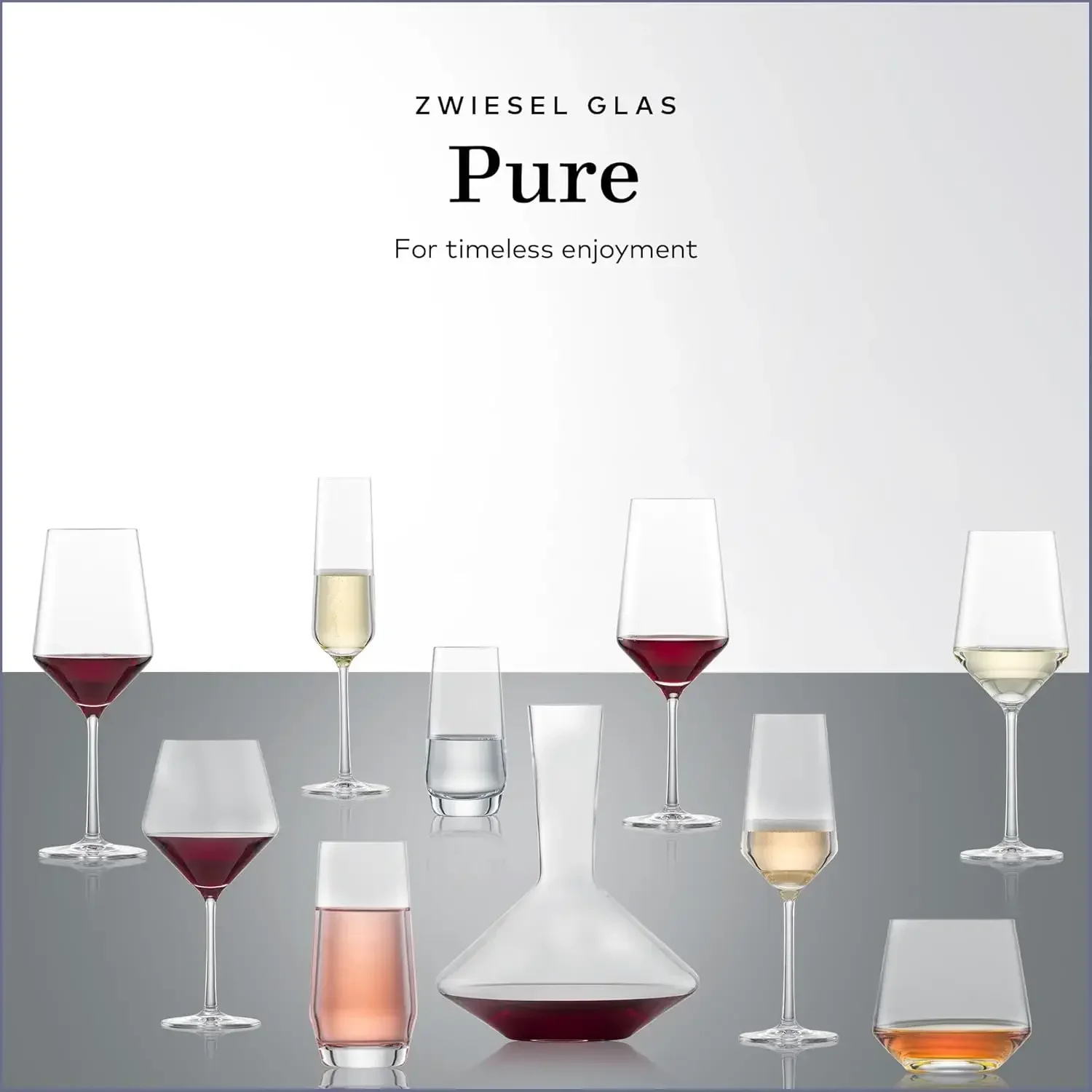 Pure Martini Glass (Set of 6), - Wine Glass Set Crystal 评论和价格