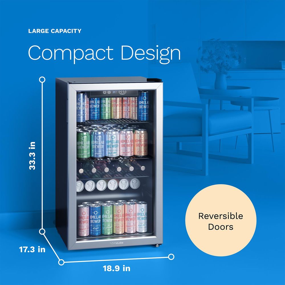 Beverage Refrigerator and Cool - Wine Beer Fridge Small 评论和价格