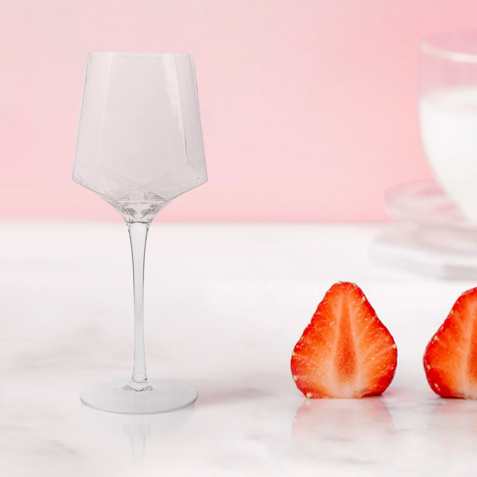 Crystal Wine Glasses Set Elega - Wine Glass Set Crystal 评论和价格