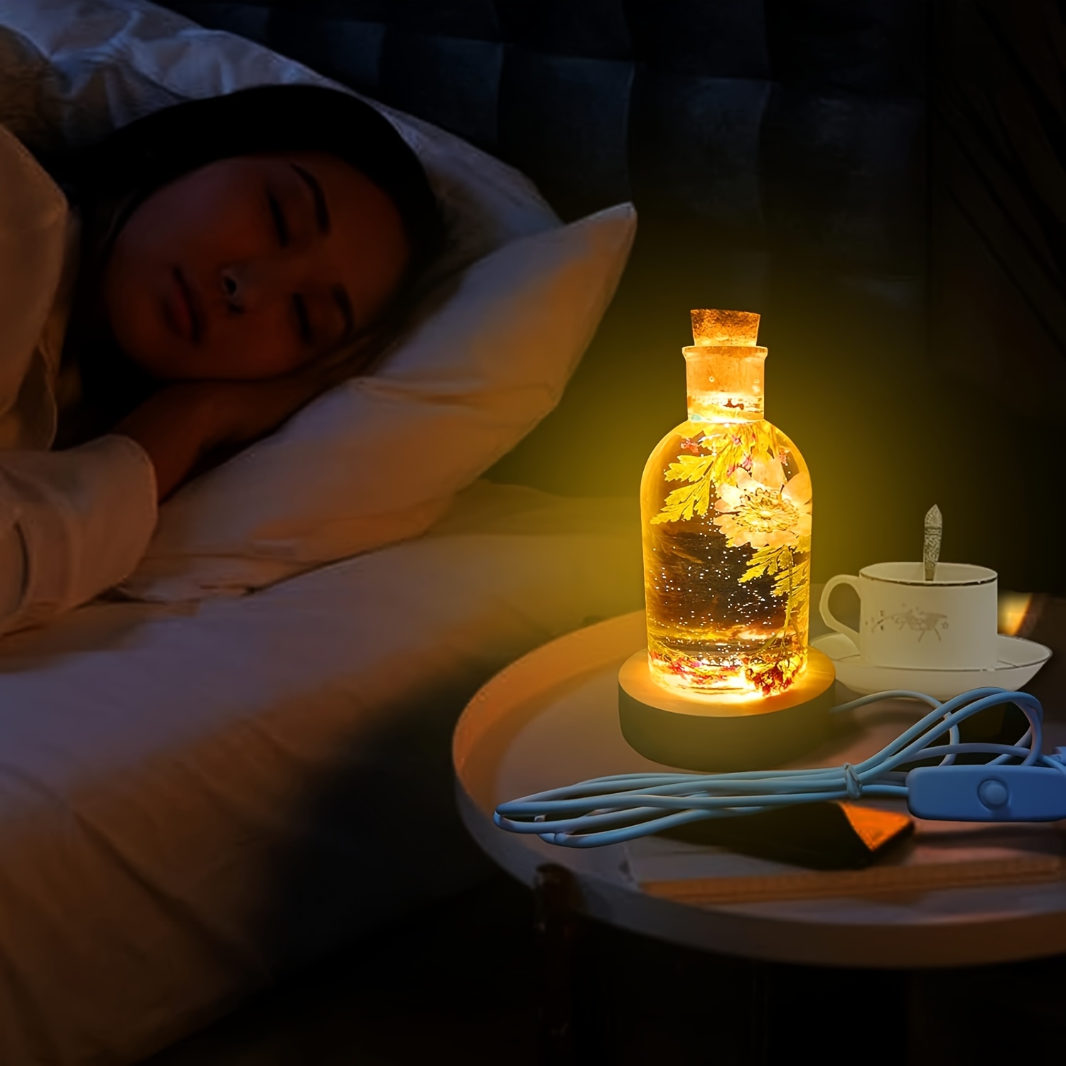 Drift Bottle Light Resin Mold  - Bottle Stopper Set 评论和价格