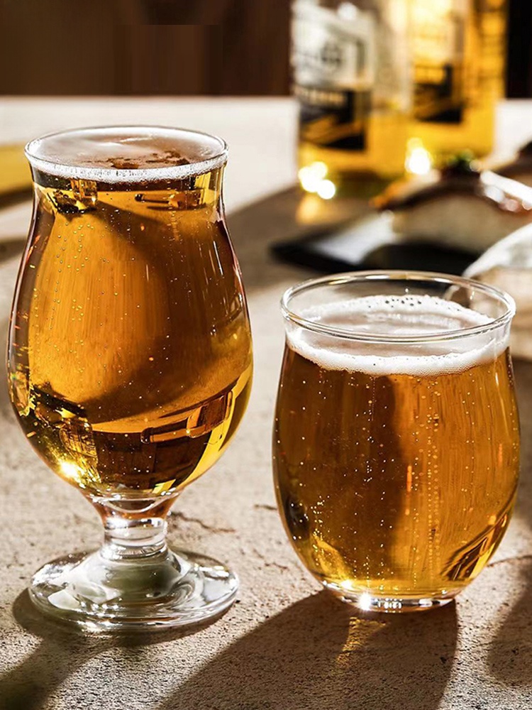  Glass High Foot Beer Mug Cola - Wine Beer Foot 评论和价格