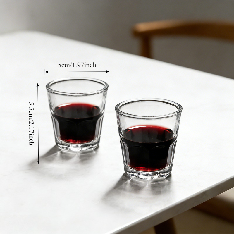 2pcs Sets Small Wine Glass Gla - Wine Beer Tequila 评论和价格