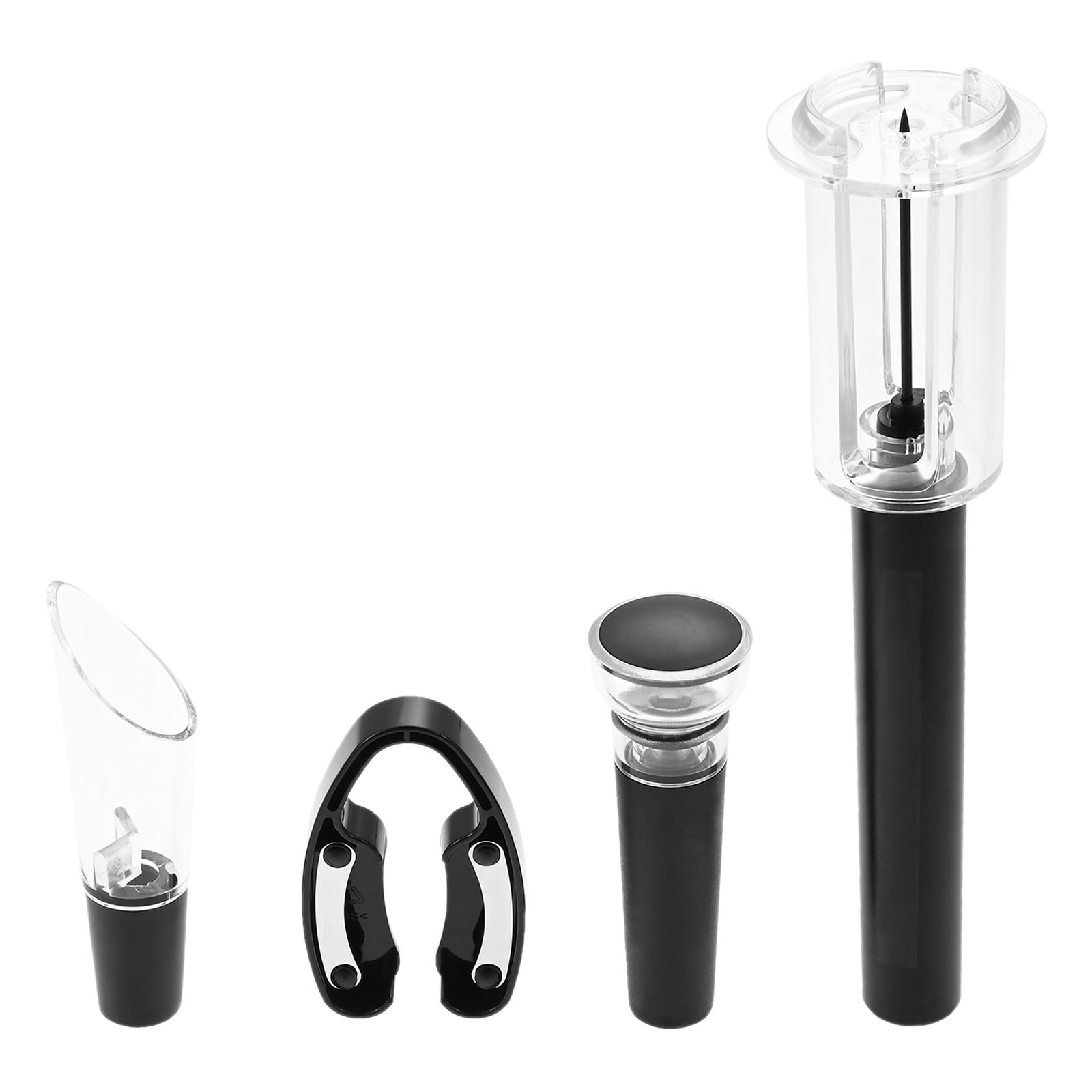 4Pcs Portable Air Pressure Pum - Bottle Stopper Set 评论和价格
