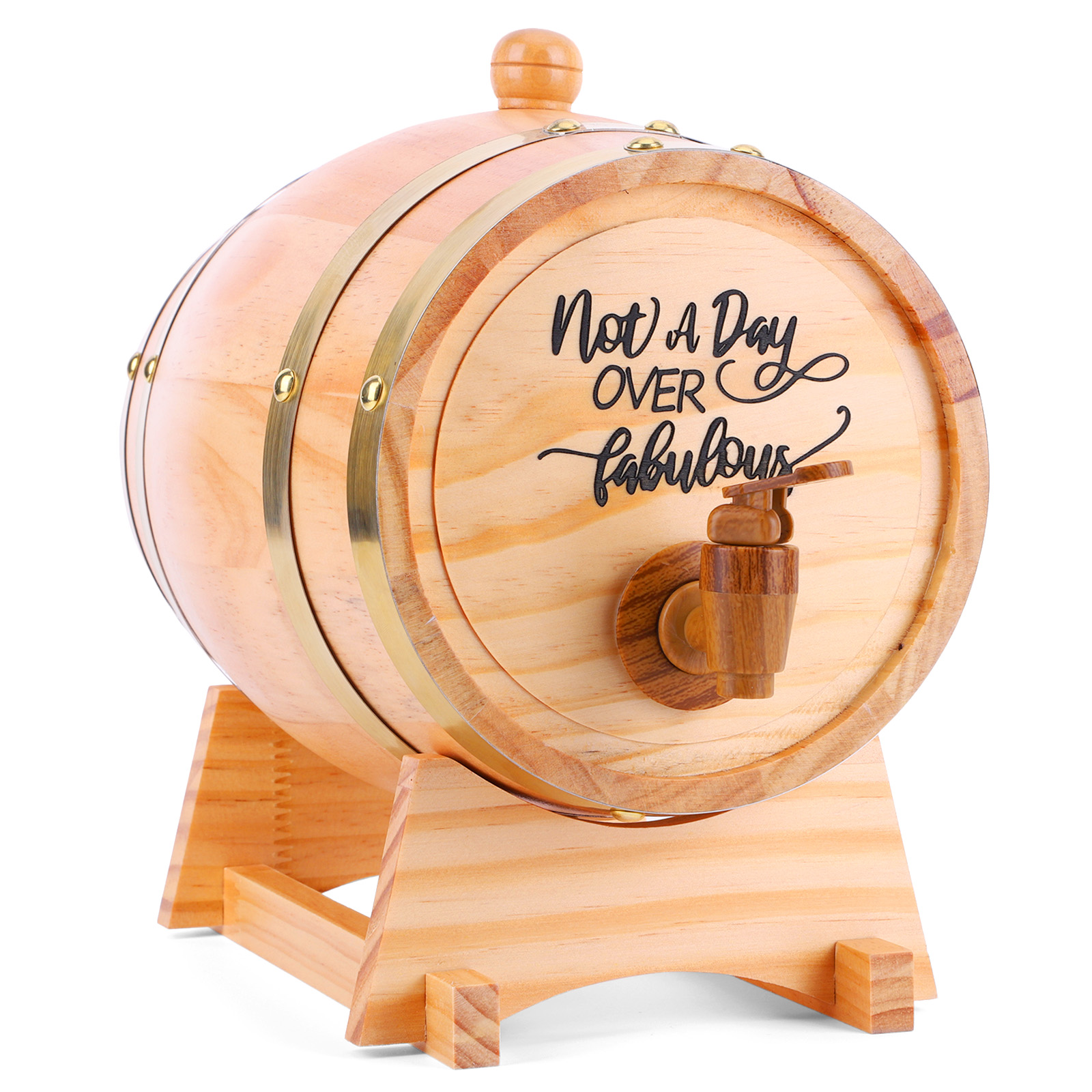 3L Wine Barrel with Stand Bung - Wine Beer Tequila 评论和价格