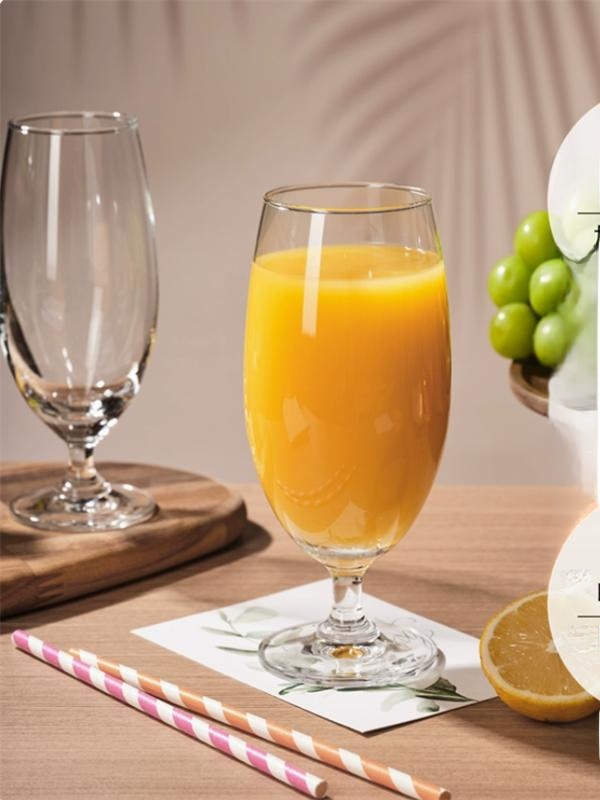 Ocean Home Use Glass Beer Cup  - Wine Beer Foot 评论和价格