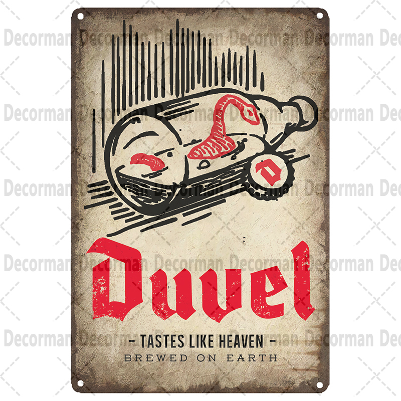 [ Mike86 ] DUVAL BEER Tin sign - Wine Beer Europe 评论和价格