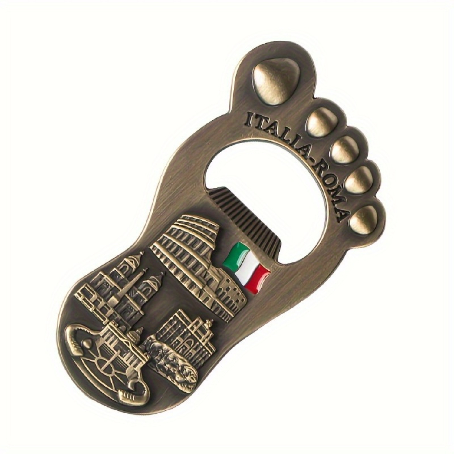 Italian Roma Bottle Opener, Me - Wine Beer Foot 评论和价格