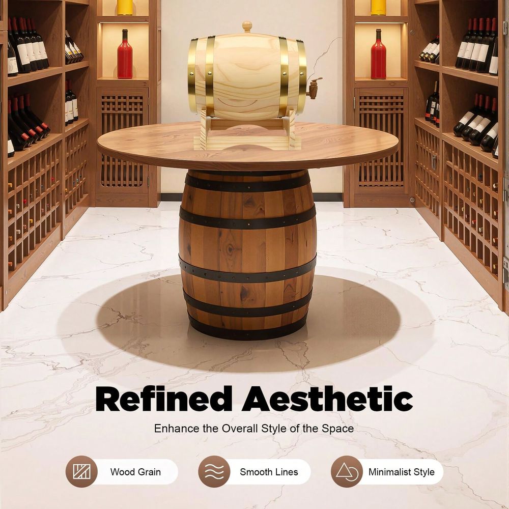3L 0.66Gal Wood Oak Wine Barre - Wine Beer Tequila 评论和价格