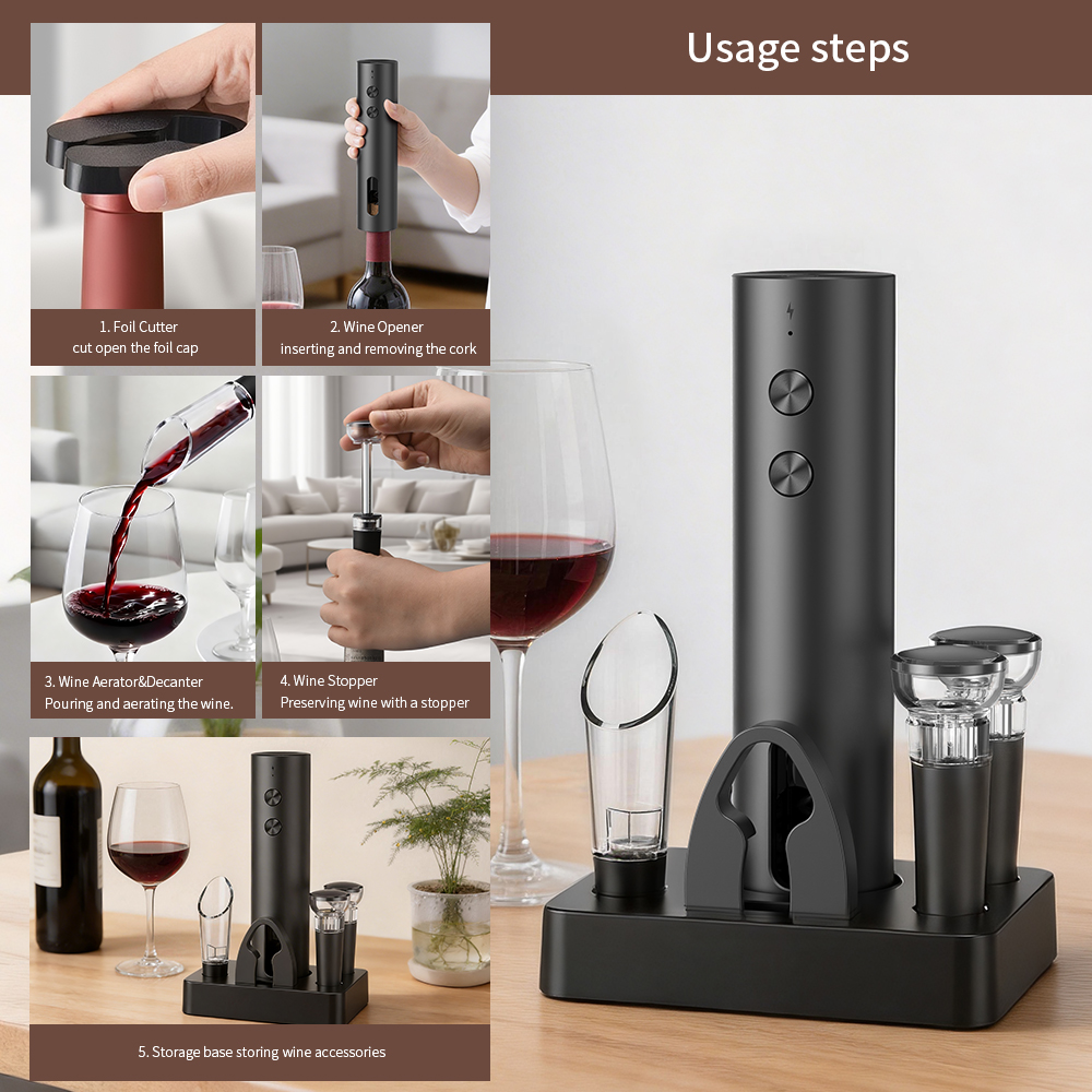Electric Wine Bottle Opener Se - Wine Beer Opener 评论和价格