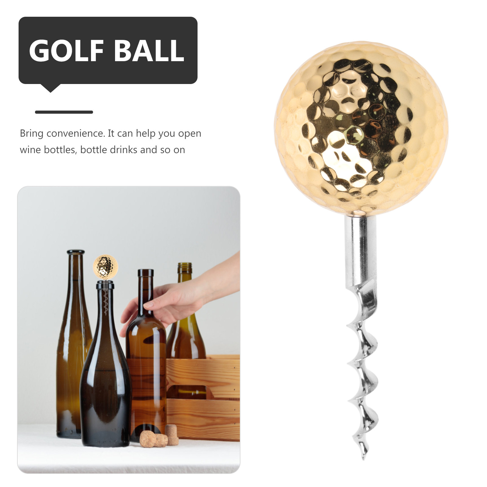 Lightweight Portable Wine Bott - Wine Beer Opener 评论和价格