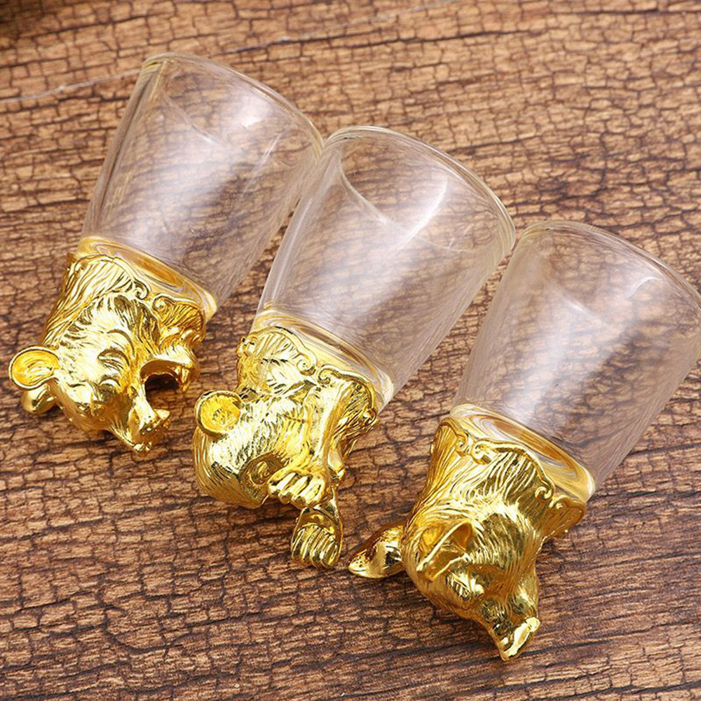 Luxurious Retro Zodiac Crystal - Wine Glass Set Crystal 评论和价格