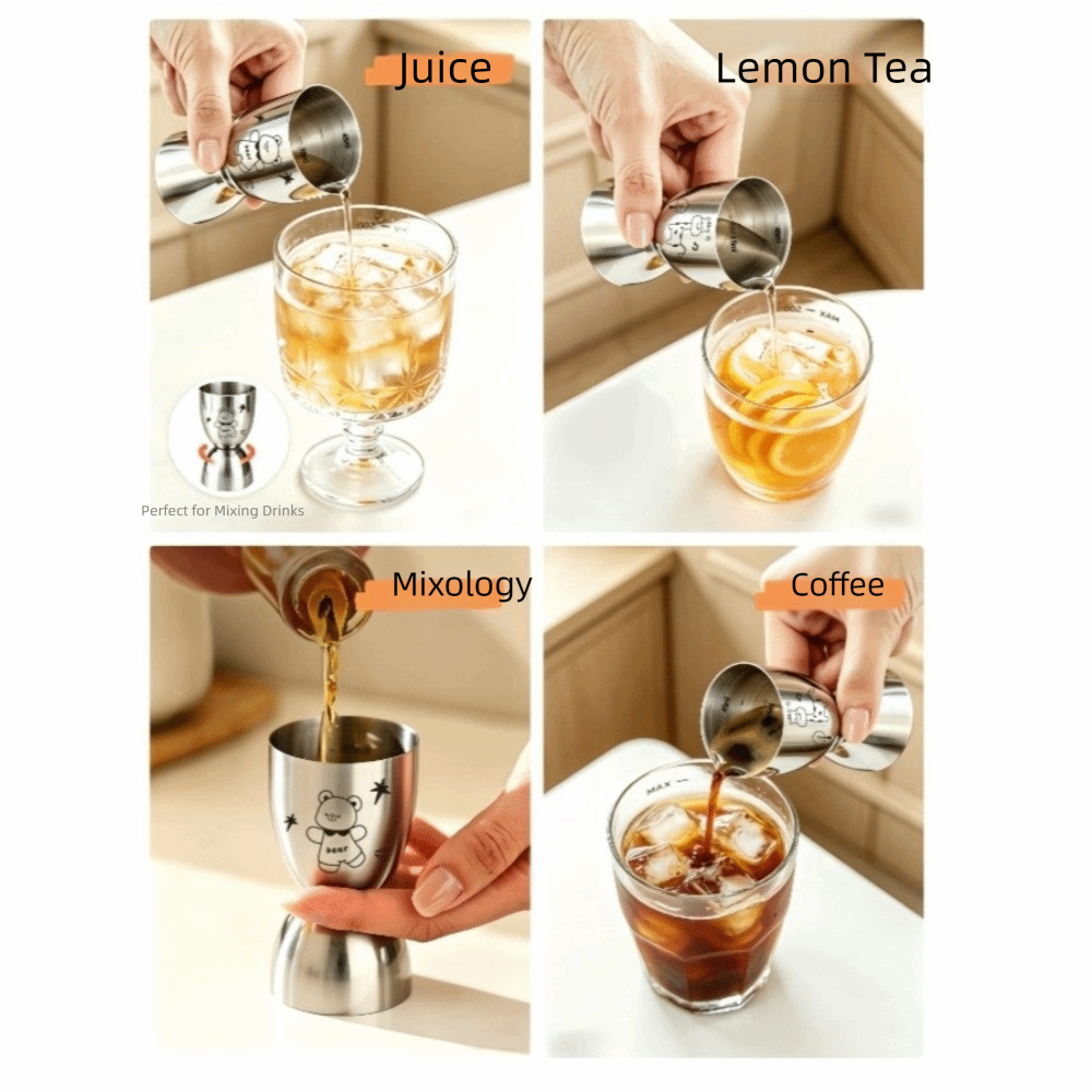 30/60ML Stainless Steel Jigger - Spirit Measure Jigger 评论和价格