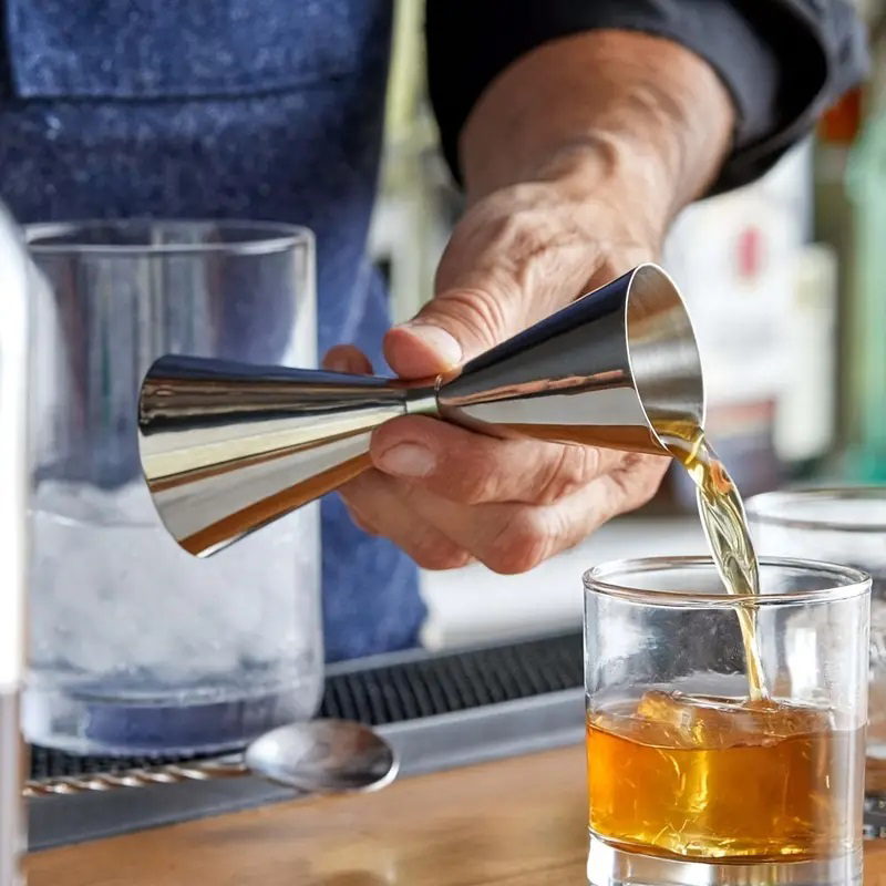 30/60ml Cocktail Bar Stainless - Spirit Measure Jigger 评论和价格
