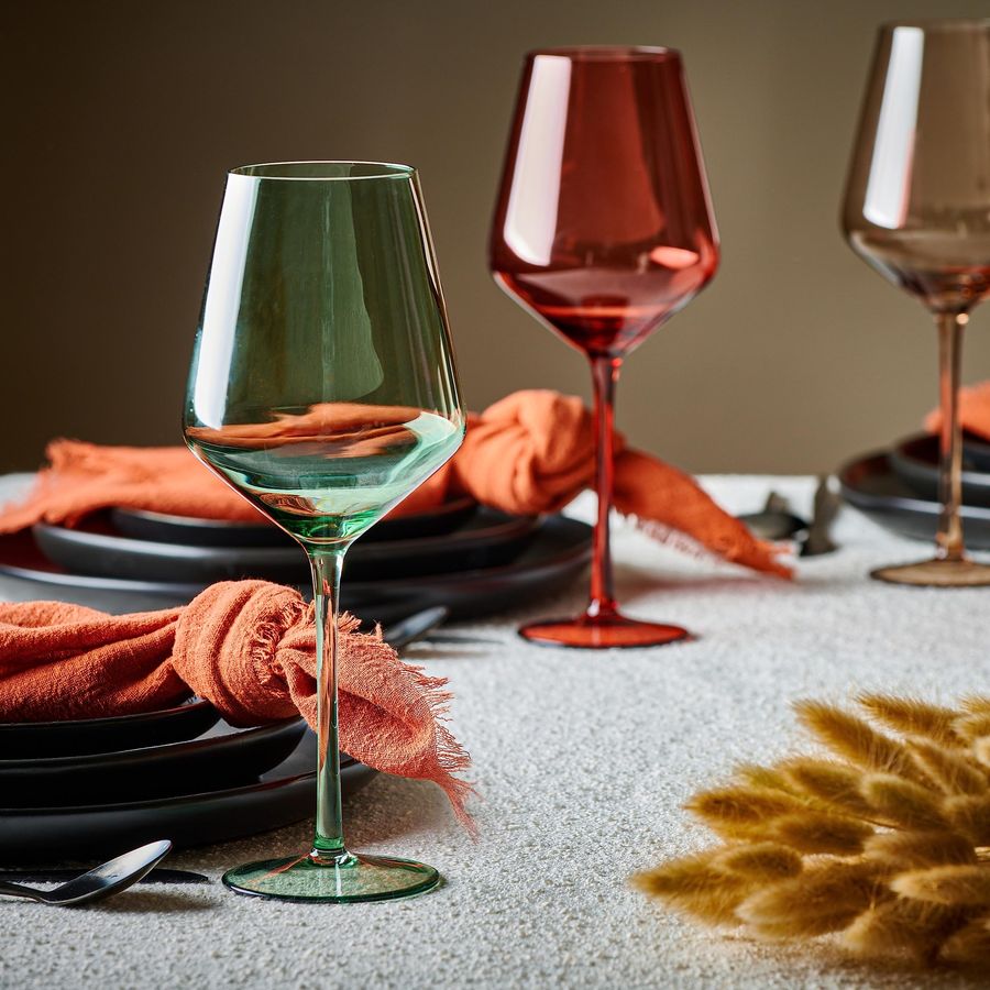 Cordial Glasses Set of 6, 18oz - Wine Glass Set Crystal 评论和价格