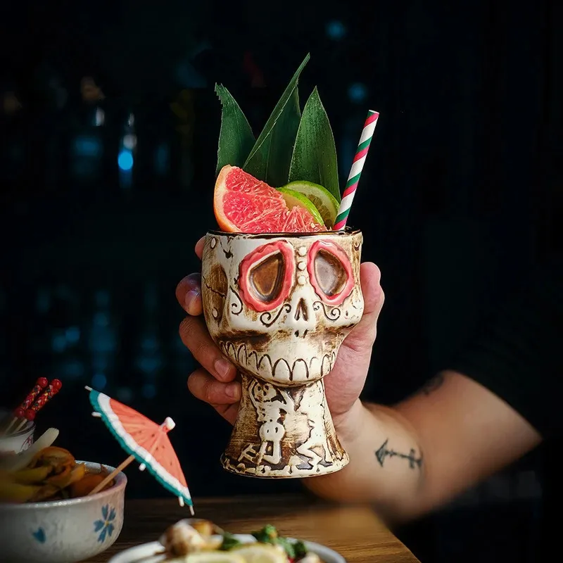 480ml Halloween Party Skull Co - Wine Beer Mix 评论和价格