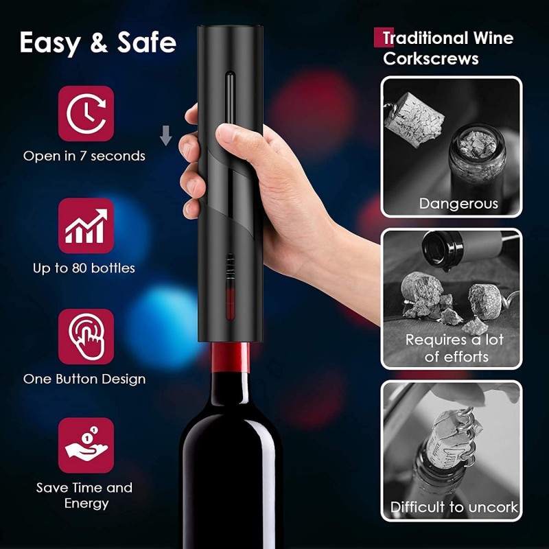Rechargeable Multifunction Ele - Bottle Stopper Set 评论和价格