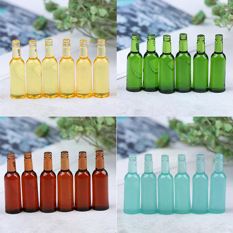 6pc 1:12 Dollhouse Miniature B - Wine Beer Europe 评论和价格
