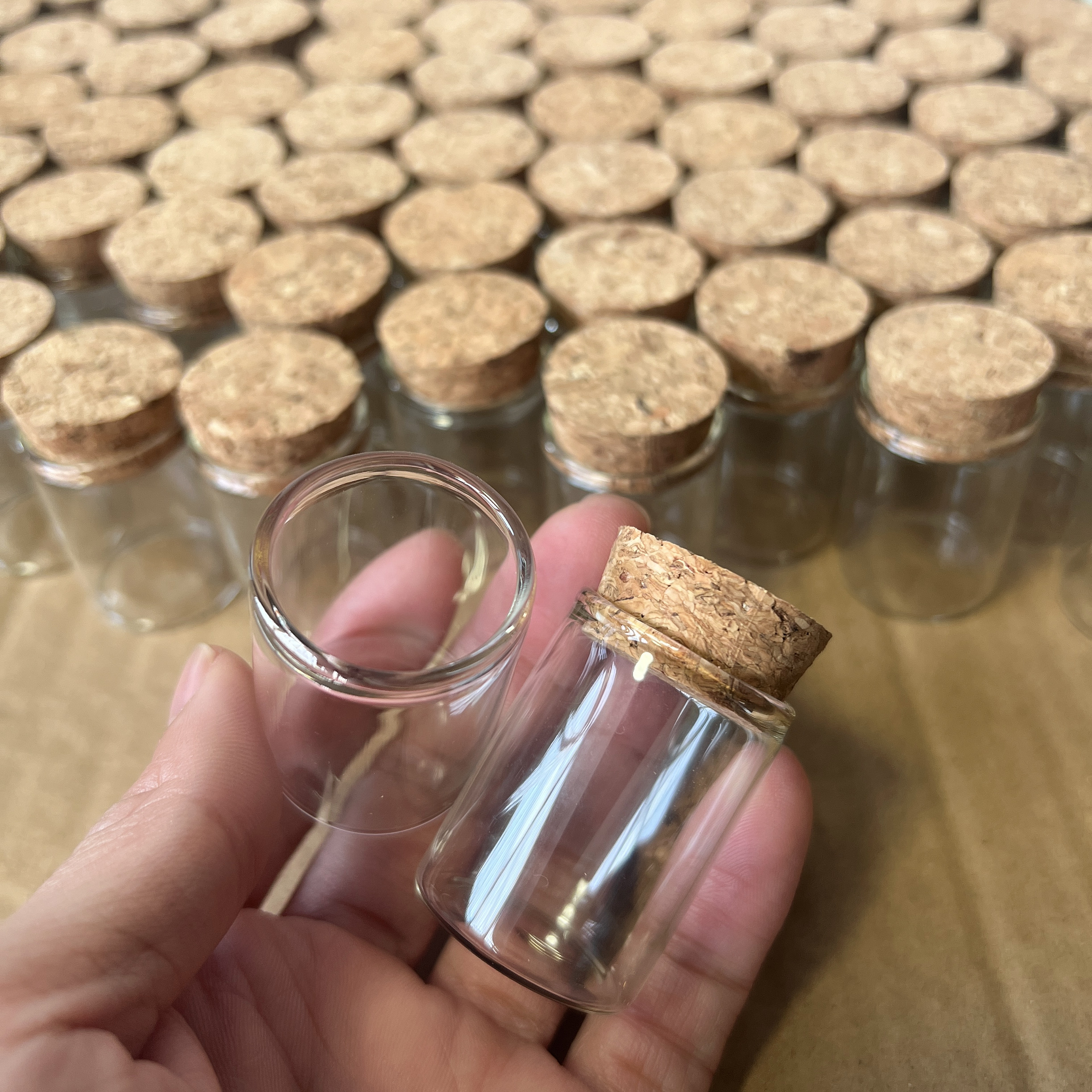 30/105 Pcs 15ml Small Glass Bo - Bottle Stopper Set 评论和价格