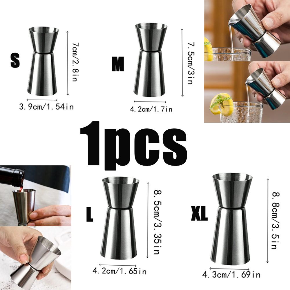 Stainless Steel Cocktail Measu - Spirit Measure Jigger 评论和价格