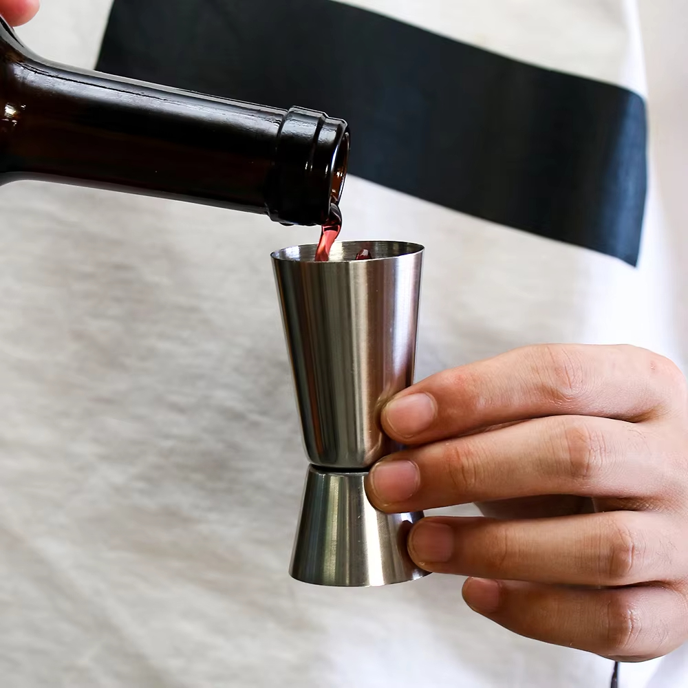 Stainless Steel Cocktail Measu - Spirit Measure Jigger 评论和价格