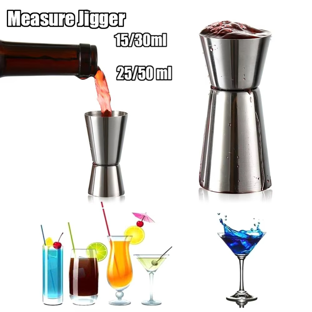 Stainless Steel Cocktail Measu - Spirit Measure Jigger 评论和价格