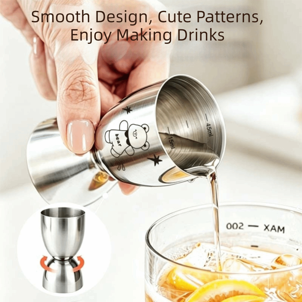 30/60ML Stainless Steel Jigger - Spirit Measure Jigger 评论和价格