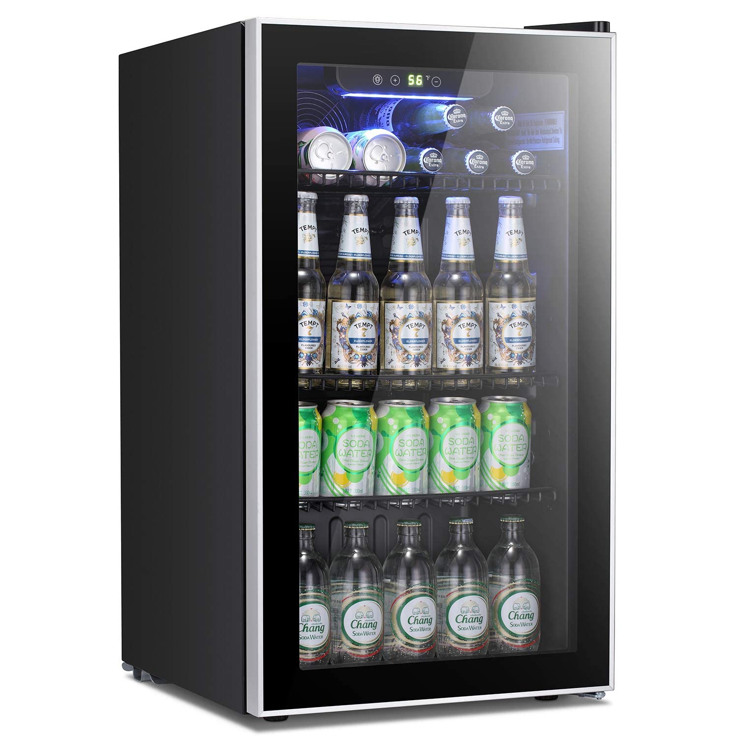 Beverage Refrigerator Cooler - - Wine Beer Fridge Small 评论和价格