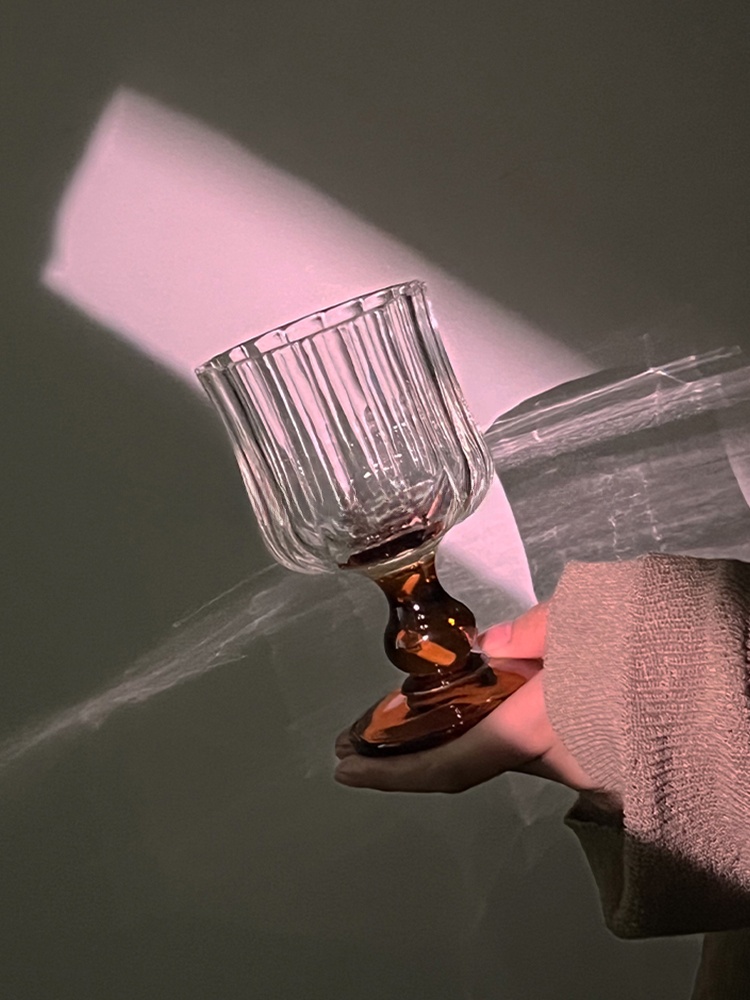 Vintage Mid-century Glass Wine - Wine Beer Foot 评论和价格