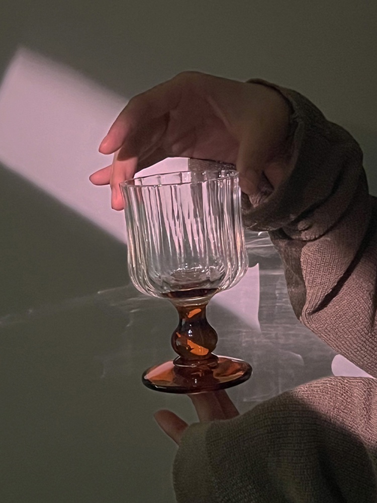 Vintage Mid-century Glass Wine - Wine Beer Foot 评论和价格