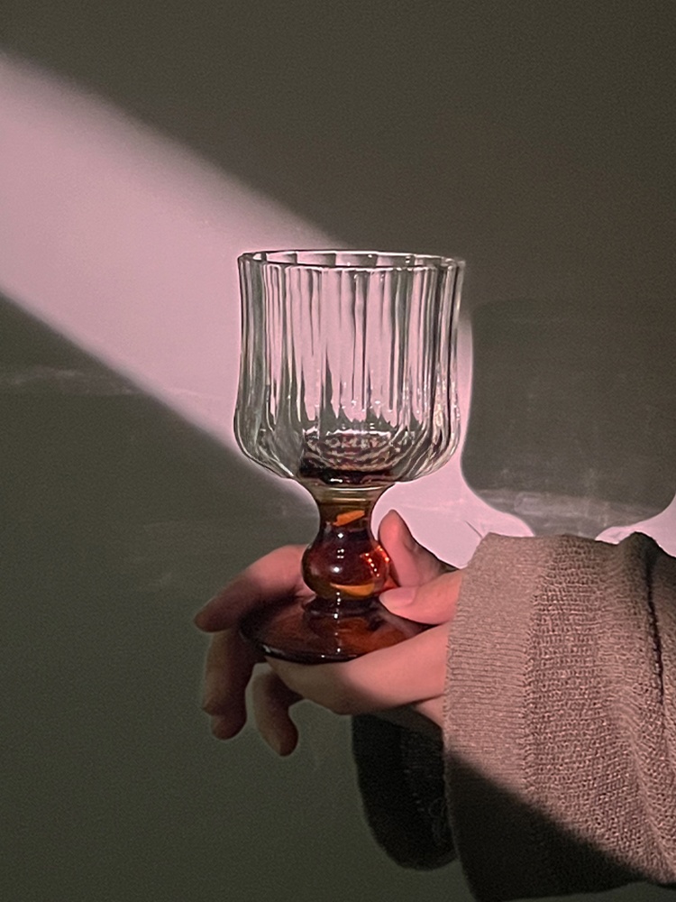 Vintage Mid-century Glass Wine - Wine Beer Foot 评论和价格