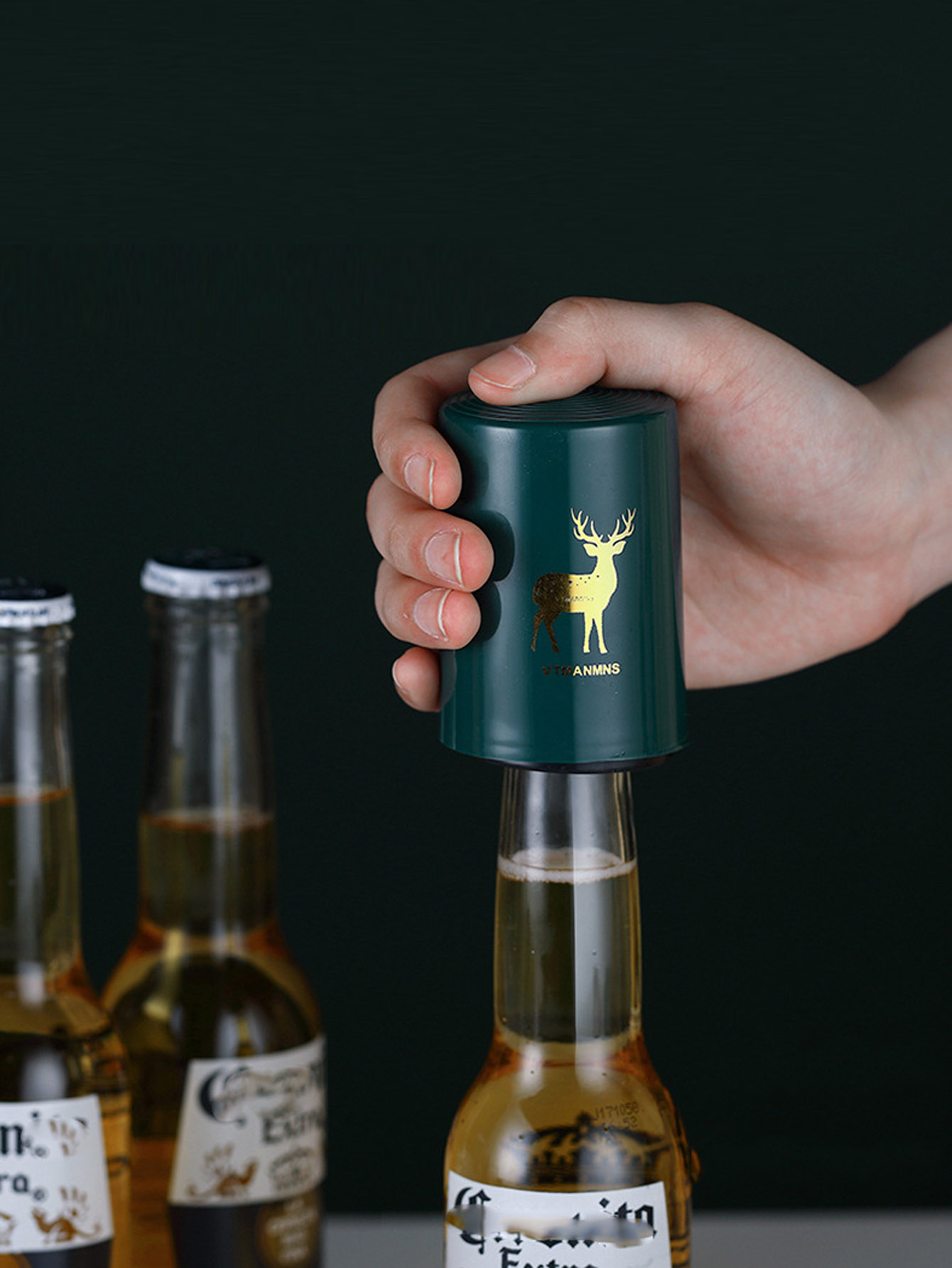 1Pcs Automatic Beer Bottle Ope - Wine Beer Opener 评论和价格