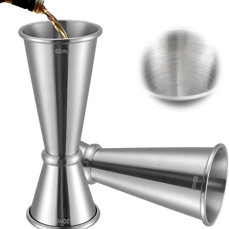 Stainless Steel 30/60ml Cockta - Spirit Measure Jigger 评论和价格