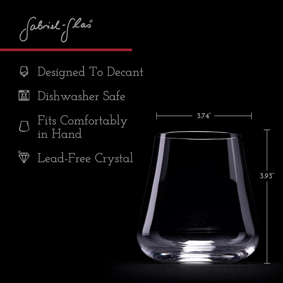 Stemless Crystal Wine Glasses  - Wine Glass Set Crystal 评论和价格