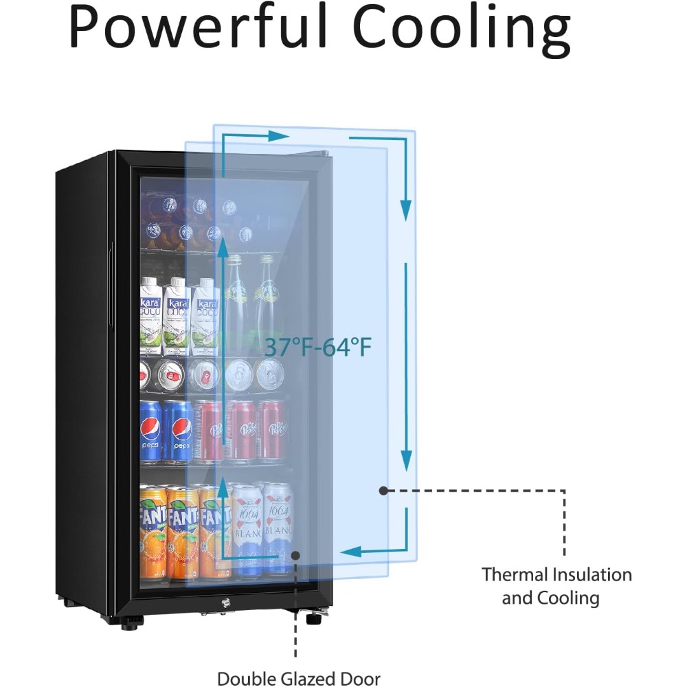Beverage Refrigerator, Three P - Wine Beer Foot 评论和价格