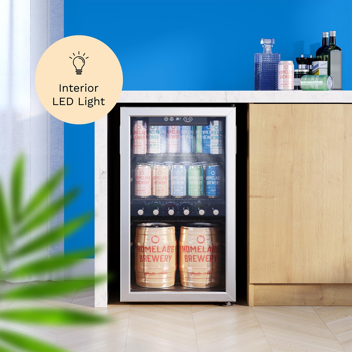Beverage Refrigerator and Cool - Wine Beer Fridge Small 评论和价格