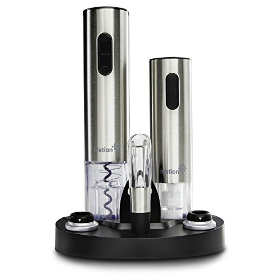 Electric Wine Gift Set Include - Bottle Stopper Set 评论和价格